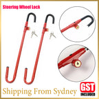 2PCS Auto Universal Car Steering Wheel Lock anti Security System Truck Van New