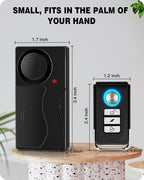 Wireless Vibration Alarm Anti-Theft Remote Control Door and Window Security Alarm