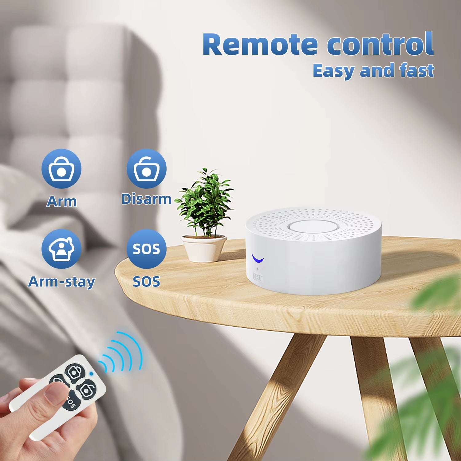 Wifi Door Alarm System, Wireless Diy Smart Home Security System, with Phone App Alert，Alarm Siren, Door Window Sensor, Remote