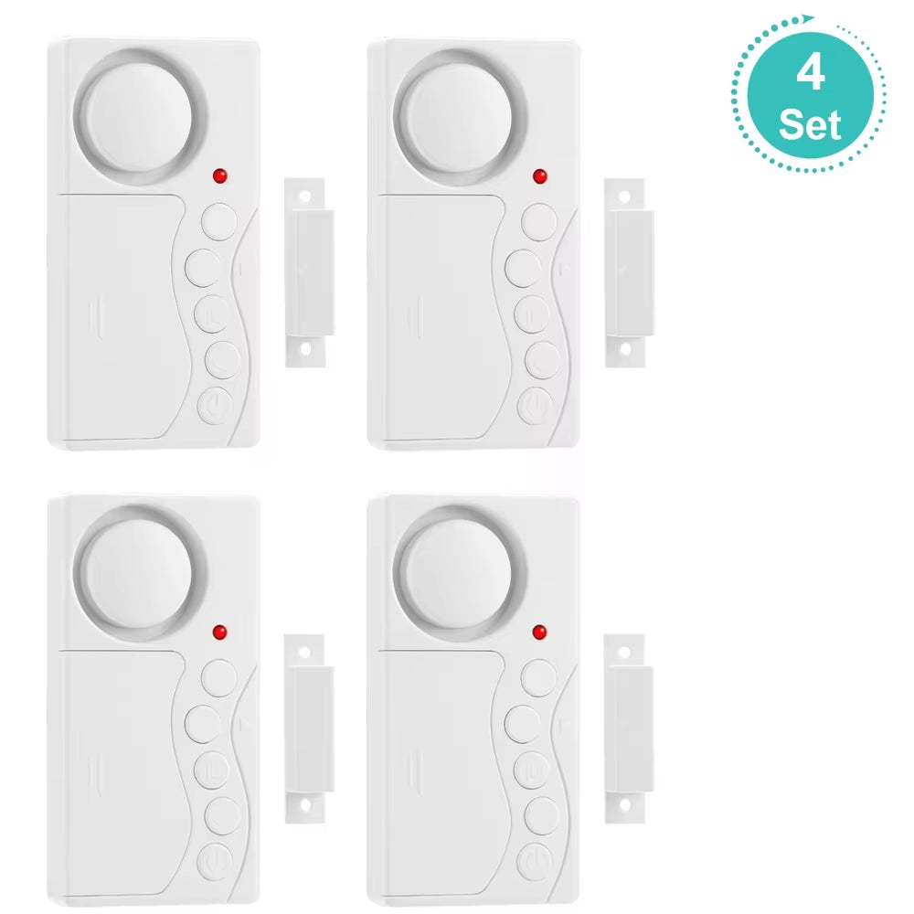 Zexmte Door Window Security Alarm Wireless Time Delay Door Opening Sensor Anti-Theft Smart Home Refrigerator Security Protection