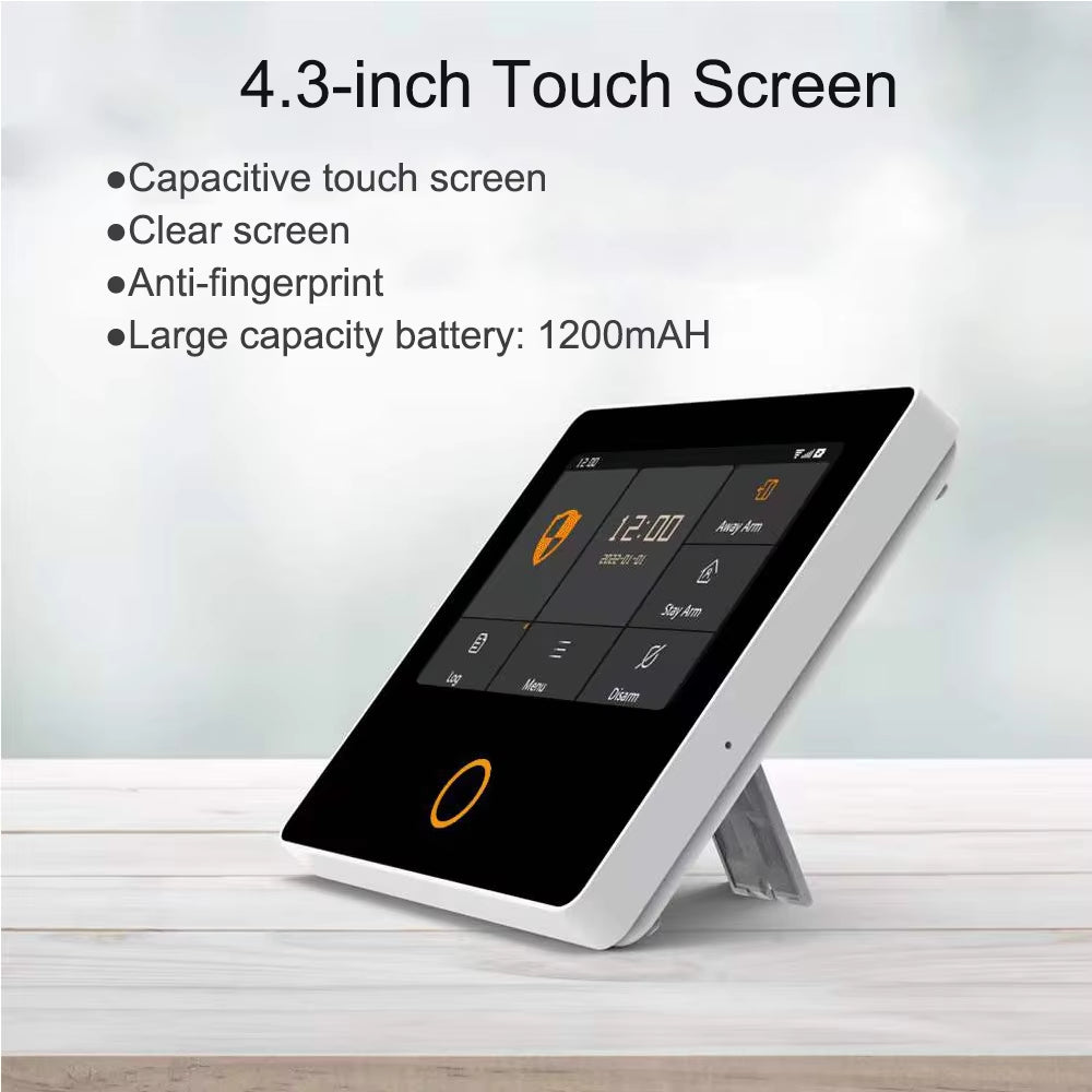 Tuya Smart Home Security System Wireless WIFI 4G Home Burglar Security Protection Alarm with Motion Detector Door Sensor