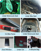 Anti-Theft Alarm 110Db Loud Door and Window Alarm Wireless Vibration Alarm with Remote Control Bicycle Security Sensors