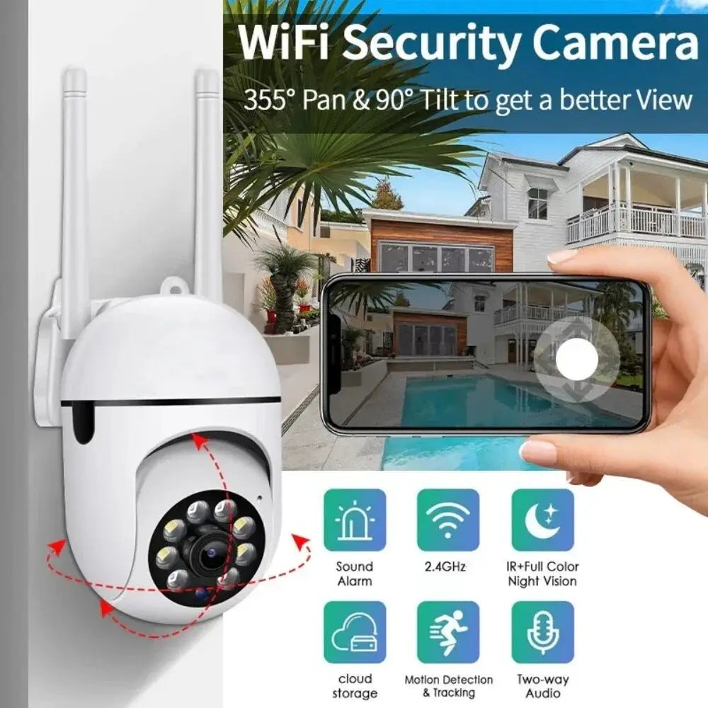 Wifi 1080P HD Excellent Version Indoor Outdoor 360 Degree Wireless Camera