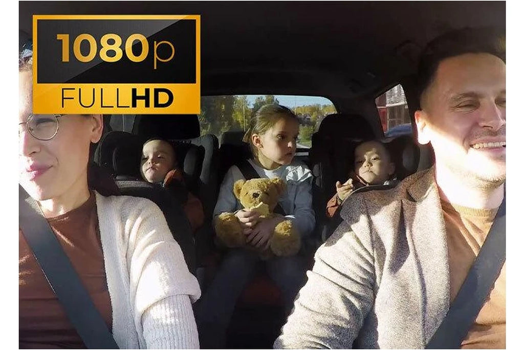 3 Channel 4K Dash Cam with WiFi & GPS – Front, Inside & Rear Recording, Sony Starvis Night Vision, Supercapacitor Power, Hardwire Kit Included