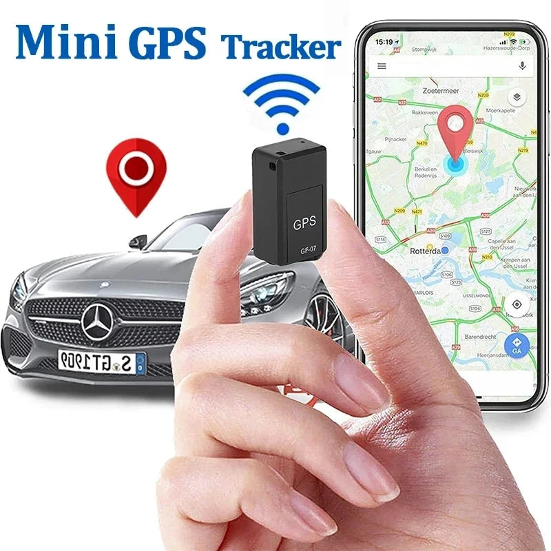 Micro Magnetic GPS Tracker GF07 Real-Time GPS Tracking Device Anti-Theft Alarm Geo-Fence GPS Locator Position APP