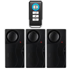 Anti-Theft Alarm 110Db Loud Door and Window Alarm Wireless Vibration Alarm with Remote Control Bicycle Security Sensors