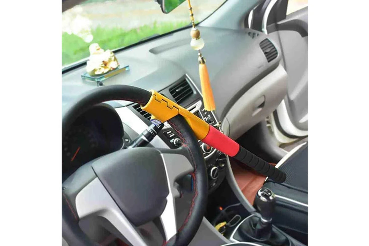 Heavy Duty Baseball Bat anti Theft Car Van Vehicle Steering Wheel Security Lock