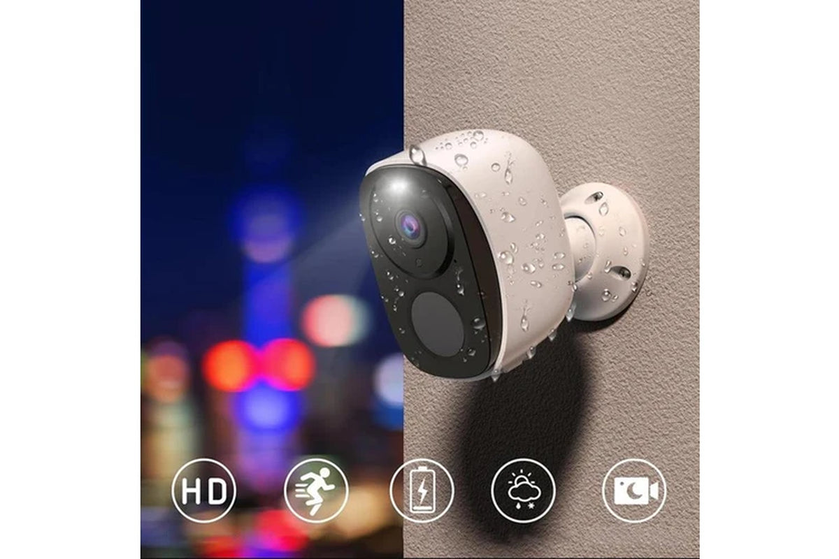 Outdoor Solar Rechargeable Wireless Security Camera