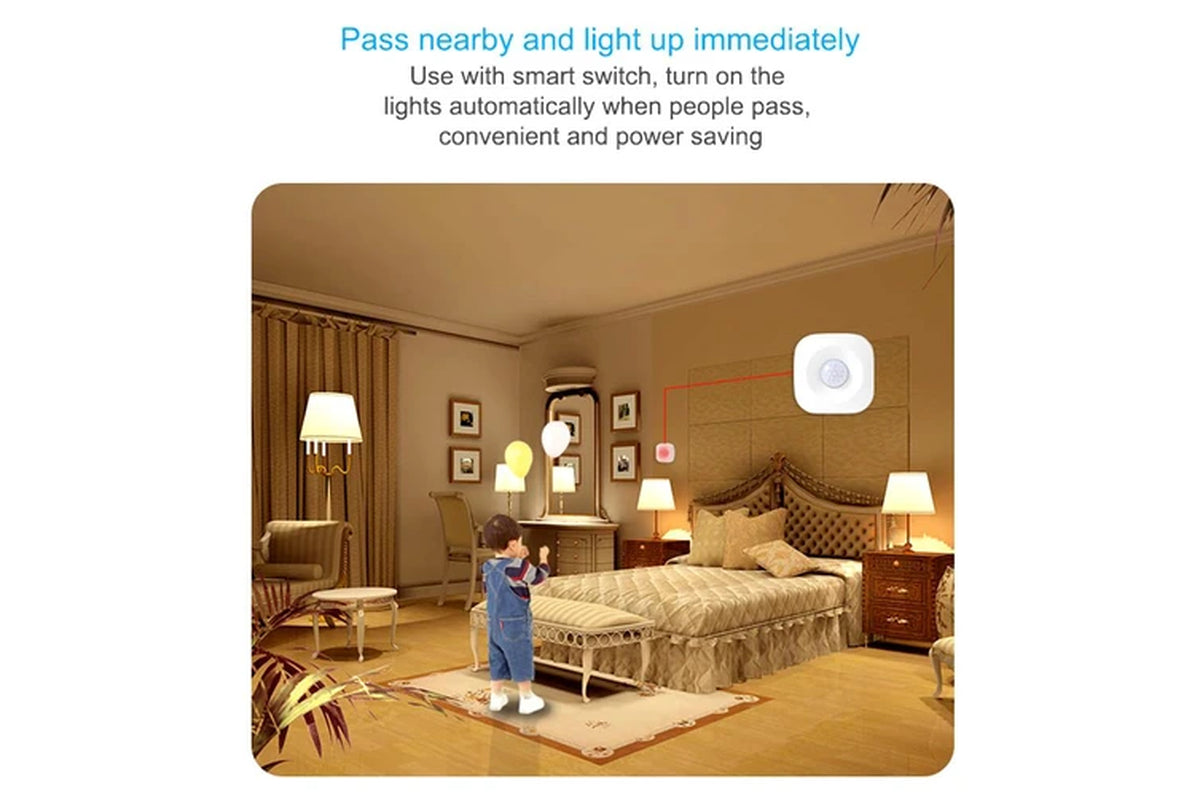 Wifi PIR Motion Sensor Wireless Passive Infrared Detector Security Burglar Alarm Sensor Tuya APP Control Smart Home Security System
