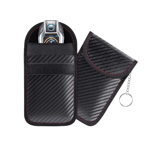 2-Pack Premium Faraday Key Fob Bags – Advanced RFID Signal Blocking & Anti-Theft Security