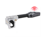 Lock with a remote control feature on a white background