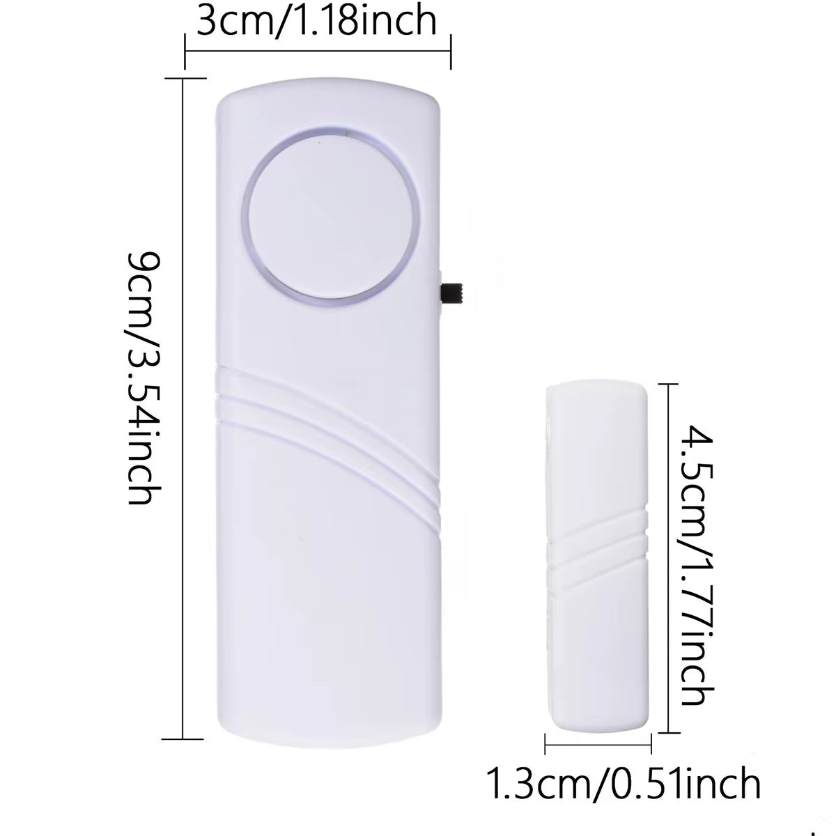 2Pcs-Wireless Door Window Magnetic Sensor Alarm Detectors Home Security Alarm System