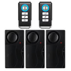 Anti-Theft Alarm 110Db Loud Door and Window Alarm Wireless Vibration Alarm with Remote Control Bicycle Security Sensors