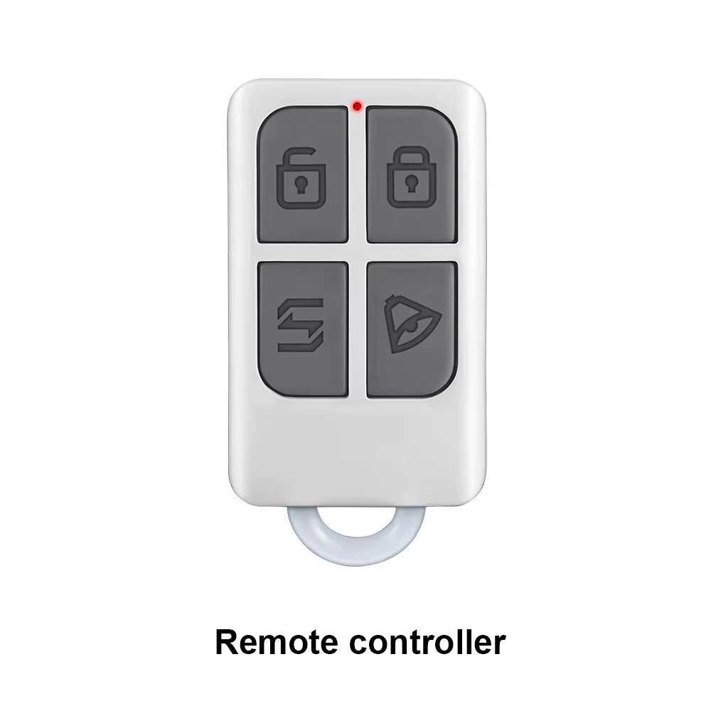 G64B 4G Wifi Smart Alarm System 4.3-Inch Screen Wireless DIY Your Smart Home Security System with Sensor Work with Alexa