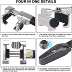 Steering Wheel Lock Universal Car anti Theft Security Alarm Closure Retractable Anti-Theft Protection