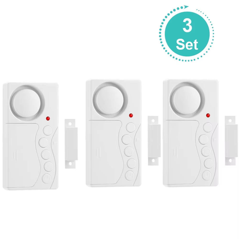 Zexmte Door Window Security Alarm Wireless Time Delay Door Opening Sensor Anti-Theft Smart Home Refrigerator Security Protection