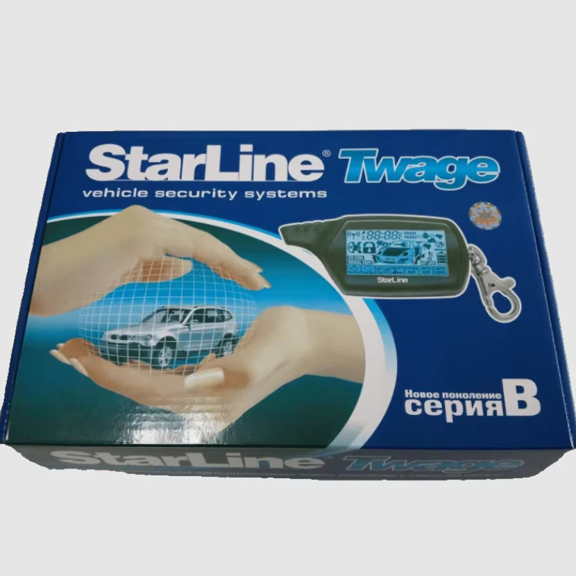 Twage B9 Remote Control Car Dual-Use Anti-Theft Alarm System for Starline B9 Car Alarm System