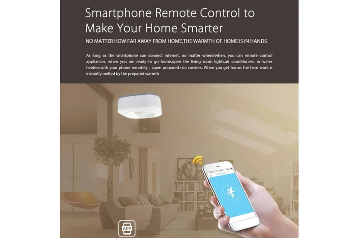 Wifi PIR Motion Sensor Wireless Passive Infrared Detector Security Burglar Alarm Sensor Tuya APP Control Smart Home Security System