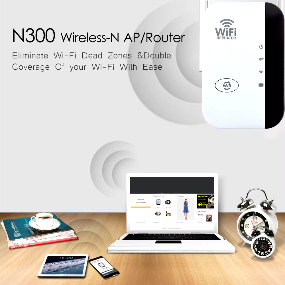 300Mbps Wireless WIFI Repeater Remote Wifi Extender Wifi Amplifier 802.11N Wifi Booster Repetidor Amplifier Wi Fi Reapeter