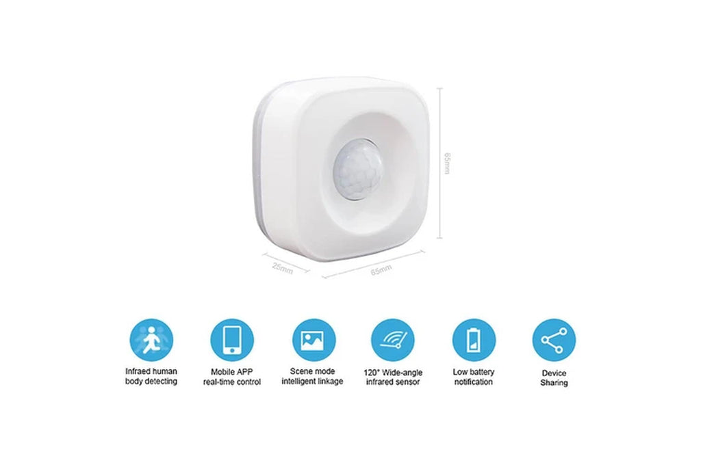 Wifi PIR Motion Sensor Wireless Passive Infrared Detector Security Burglar Alarm Sensor Tuya APP Control Smart Home Security System