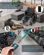 Anti-Theft Alarm 110Db Loud Door and Window Alarm Wireless Vibration Alarm with Remote Control Bicycle Security Sensors